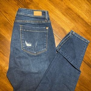 Judy Blue Distressed Button Fly Jeans Sz 11/30